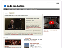 Tablet Screenshot of anda-production.ch